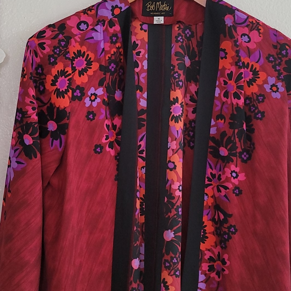 Bob Mackie Wearable Art Kimono - image 3